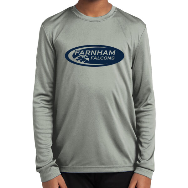 Farnham School Youth Long Sleeve PosiCharge Competitor Tee Thumbnail